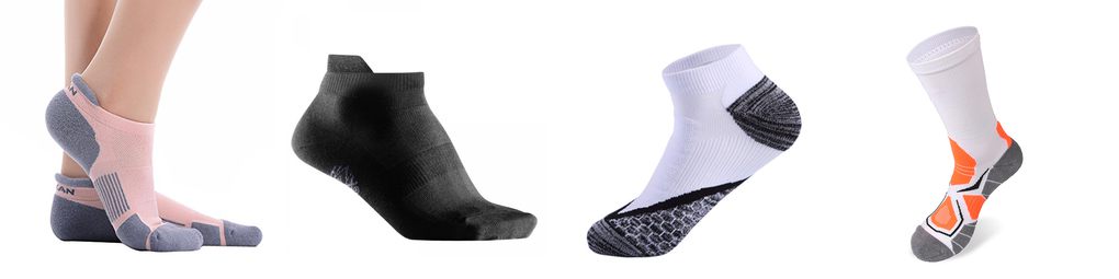 short athletic socks